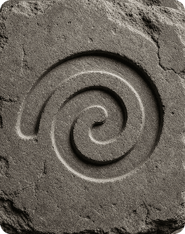 Endless Tools logo carved into stone