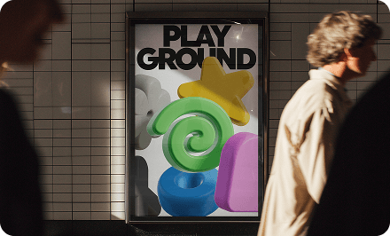 Playground campaign visual